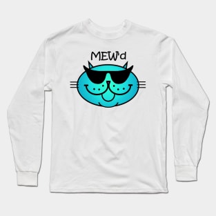 MEW'd - Mewdy Blue Long Sleeve T-Shirt